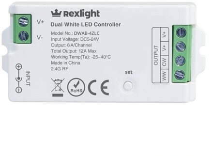 Losse controller voor 4-zone dual white rf set