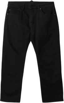 Losse Tapered Zwarte Jeans met Vijf Zakken Gabba , Black , Heren - W36 L32,W33 L32,W32 L32,W34 L32