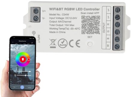Losse wifi controller voor RGBW led strips