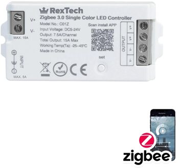 Losse Zigbee controller om witte led strips te bedienen met Philips Hue