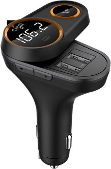 Lossless Muziek Dual Usb Bluetooth Radio Adapter Auto MP3 Speler Oled-scherm Telefoon Oplader Ios/Android Handsfree 1.2inch Display