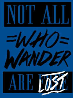 Lost Men's T-Shirt - Royal Blue - XXL