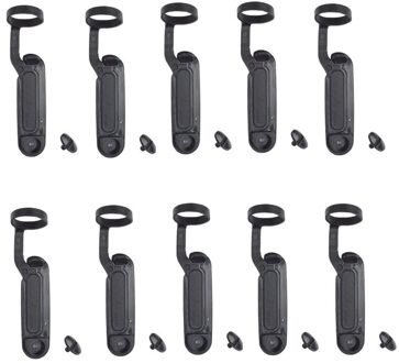 Lot 10Pcs Dust Side Cover Voor Motorola GP328 GP329 GP380 GP540 GP580 GP640 GP338 GP339 GP340 GP360 GP1280 Radio walkie Talkie