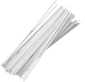 Lot 50 Stuks Rotan Riet Vervanging Stok Geur Olie Diffuser Home Decor Onderdelen wit