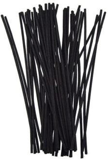 Lot 50 Stuks Rotan Riet Vervanging Stok Geur Olie Diffuser Home Decor Onderdelen zwart