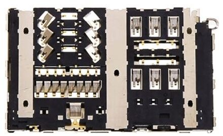 Lot Sim Kaartlezer Sleuf Module Houder Connector Voor Lg G6 H870 H870DS LS993 VS988 H872 Socket