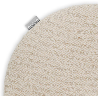 Lot zitkussen bouclé beige