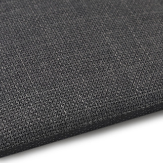 Lot zitkussen warm antraciet Zwart