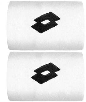 Lotto 3,5in Zweetband Verpakking 2 stuks Dames-wit,zwart - nosize