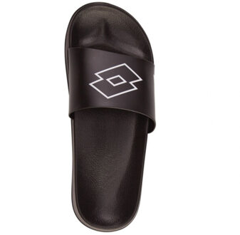 Lotto Lathi logosliders voor volwassenen - maat 40 Zwart