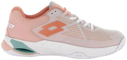 Lotto Mirage 100 II Tennisschoenen Dames-wit, koraal - 36.5,38,38.5,40