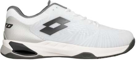 Lotto Mirage 100 II Tennisschoenen Heren-Wit,Grijs - 39,40,40.5,41,42,42.5,43,43.5,44,45,45.5,46,47,48,48.5