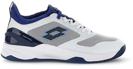 Lotto Mirage 200 Tennisschoenen Heren-Wit,Blauw - 45.5