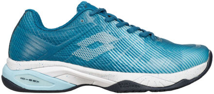 Lotto Mirage 300 III SPD Tennisschoenen Heren-Turkoois,Wit - 47