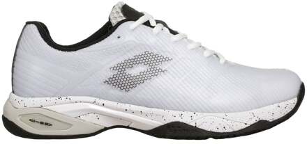 Lotto Mirage 300 III SPD Tennisschoenen Heren-Wit,Zwart - 46