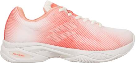 Lotto MIRAGE 300 III Tennisschoenen Dames-Wit,Pink - 36.5,37,38,38.5,39,40,40.5,41,42,42.5