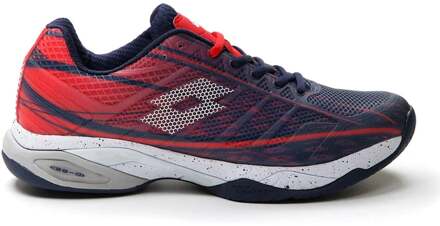 Lotto MIRAGE 300 SPD Allcourt schoen Heren-donkerblauw, rood - 40,40.5,41,42,42.5,43,43.5,44,45,45.5,46,47