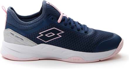 Lotto Mirage 500 II Tennisschoenen Dames-Donkerblauw,Roze - 36.5,37,38,38.5,39,40,40.5,41,42,42.5,43