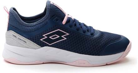 Lotto Mirage 500 II Tennisschoenen Dames-Donkerblauw,Roze - 38.5,40.5