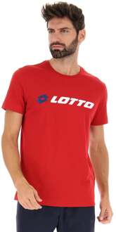 Lotto MSC II Logo T-shirt Heren donkerrood - XXL