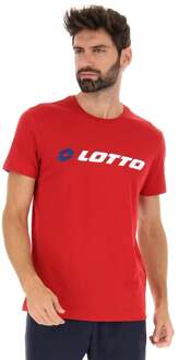 Lotto MSC II Logo Tee T-shirt Heren-donkerrood