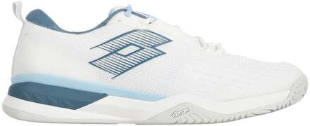 Lotto Raptor Hyperpulse 100 III SPD Tennisschoenen Heren-Wit,Blauw - 40.5