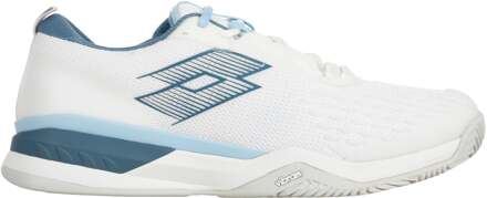 Lotto Raptor Hyperpulse 100 III Tennisschoenen Heren-Wit,Blauw - 42.5