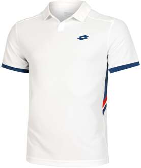 Lotto Squadra III Polo Heren wit - XL