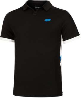 Lotto Squadra III Polo Heren-Zwart - S,M,L,XL,XXL
