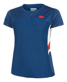 Lotto Squadra III T-shirt Dames-Blauw,Wit - M