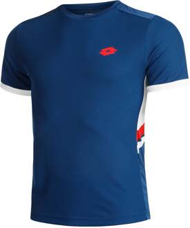 Lotto Squadra III T-shirt Heren-Blauw,Rood - M