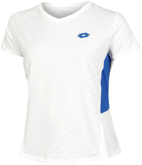 Lotto Tech 1 D1 T-shirt Dames-Wit - S