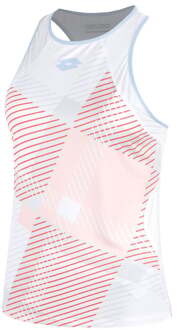 Lotto Tech IV D1 Tanktop Dames-Roze,Wit - XS,S,M,L,XL