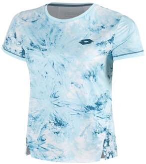 Lotto Tech IV D2 T-shirt Dames-Lichtblauw - S