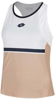 Lotto Tech V Tanktop Dames-Beige - S