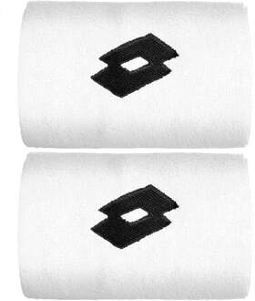 Lotto Zweetband Verpakking 2 stuks kort wit - nosize