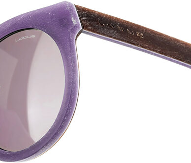 Lotus Acetaat zonnebril met ovale vorm L8023 unisex - maat Veelkleurig