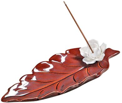 Lotus Keramische Stok Wierookbrander Sticks Wierook Houder Wierookvat Aromatherapie Wierook Houder Home Decor rood