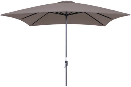 Lotus parasol 250x250 - taupe Bruin