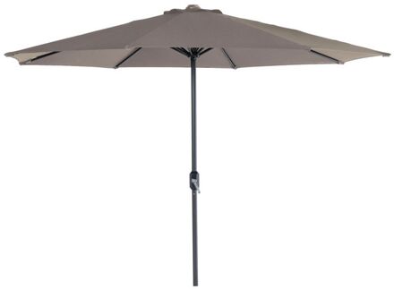 Lotus Parasol Ø300 cm - taupe Bruin