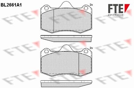 Lotus Remblokken set BL2661A1