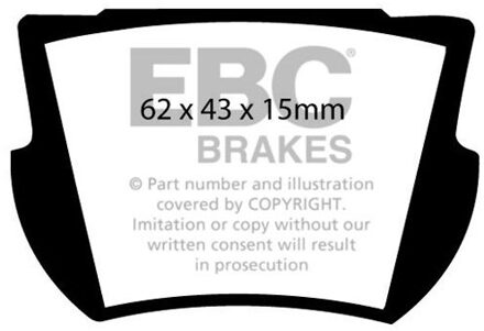 Lotus Remblokkenset, schijfrem DP145