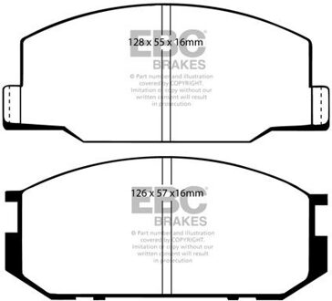 Lotus Remblokkenset, schijfrem DP456