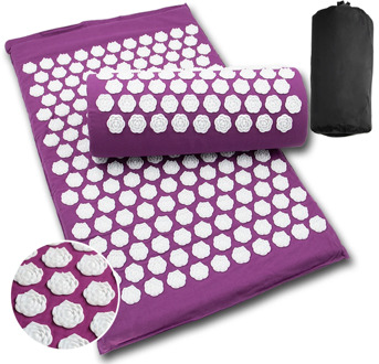 Lotus Shiatsu Massager Cushion Massage Yoga Mat Acupressure Reli Stress Back Pain Mat/Pillow Massage Pad Relaxation Yoga Mat