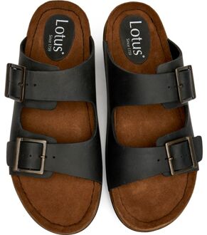 Lotus St Ives Sandalen Zwart