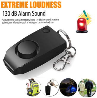 Loud Keychain Emergency Alarm Self Defense Alarm 130dB Girl Women Security Protect Alert wolf Personal Safety Scream anti rape