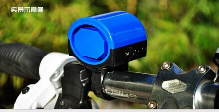Loud Mtb Road Fiets Elektronische Bell Luid Hoorn Fietsen Hooter Sirene Alarm Bell blauw