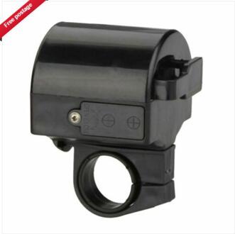 Loud Mtb Road Fiets Elektronische Bell Luid Hoorn Fietsen Hooter Sirene Alarm Bell zwart