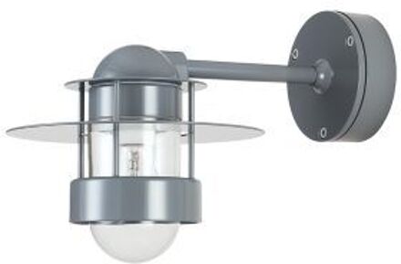 Louis Poulsen Albertslund Wall Short Wandlamp - Deels Mat glas - Grijs