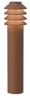 Louis Poulsen Bysted Garden Long Vloerlamp - 2700K Grondpin zonder adapter, met connector - Bruin